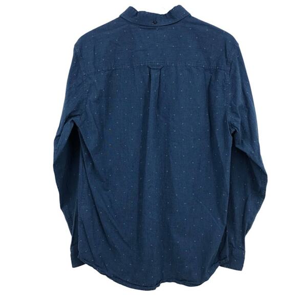 Ben Sherman Mens Button Down Shirt L Collared Long Sleeve Pocket Cotton Blend - Picture 2 of 5